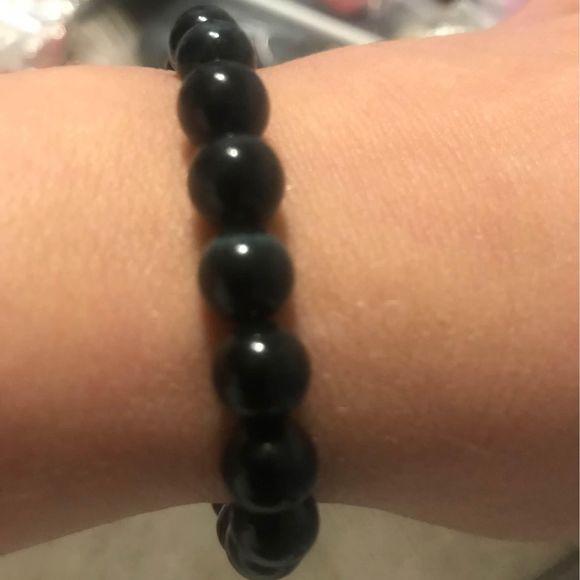 Blue Tigers Eye 8mm bracelet - Picture 2 of 2